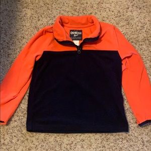 Boys OshKosh navy and orange pullover